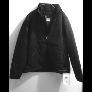 NWT SPYDER  ICON INSULATOR JACKET COAT BLACK Sz.10
